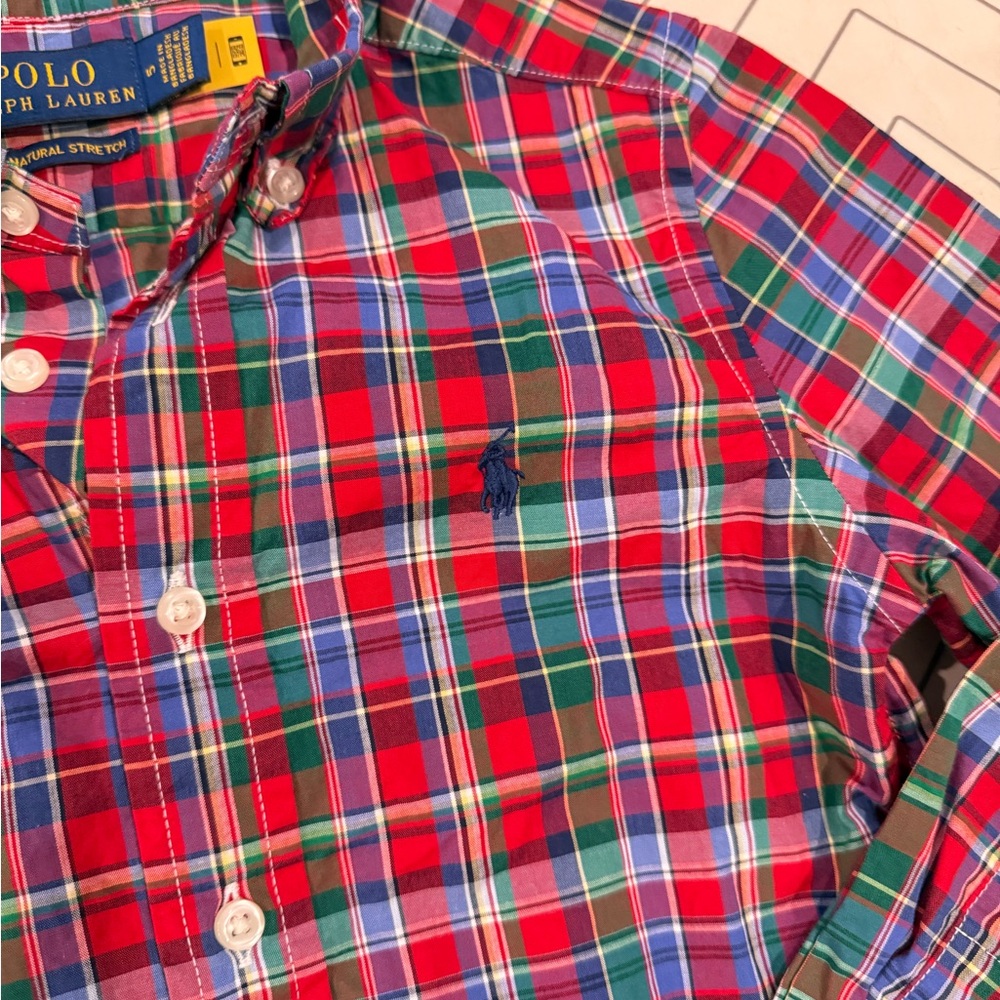 Polo Ralph Lauren Holiday Plaid Dress Shirt - Picture 4 of 10